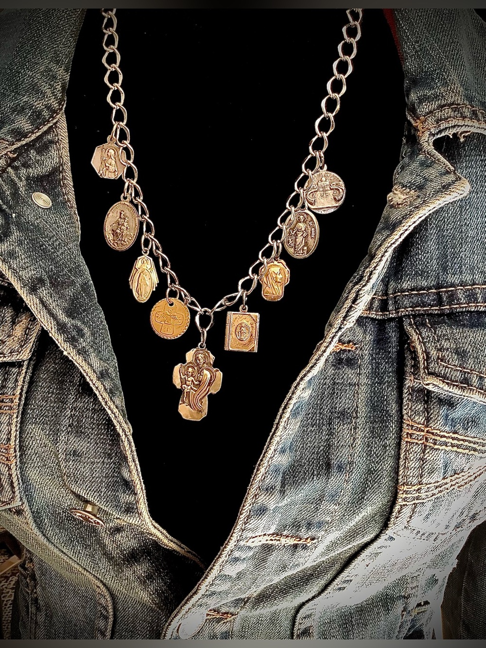Women's Religious Charm Necklace